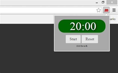You can pause and resume the timer anytime you want by clicking the timer controls. . 20 minutes timer google